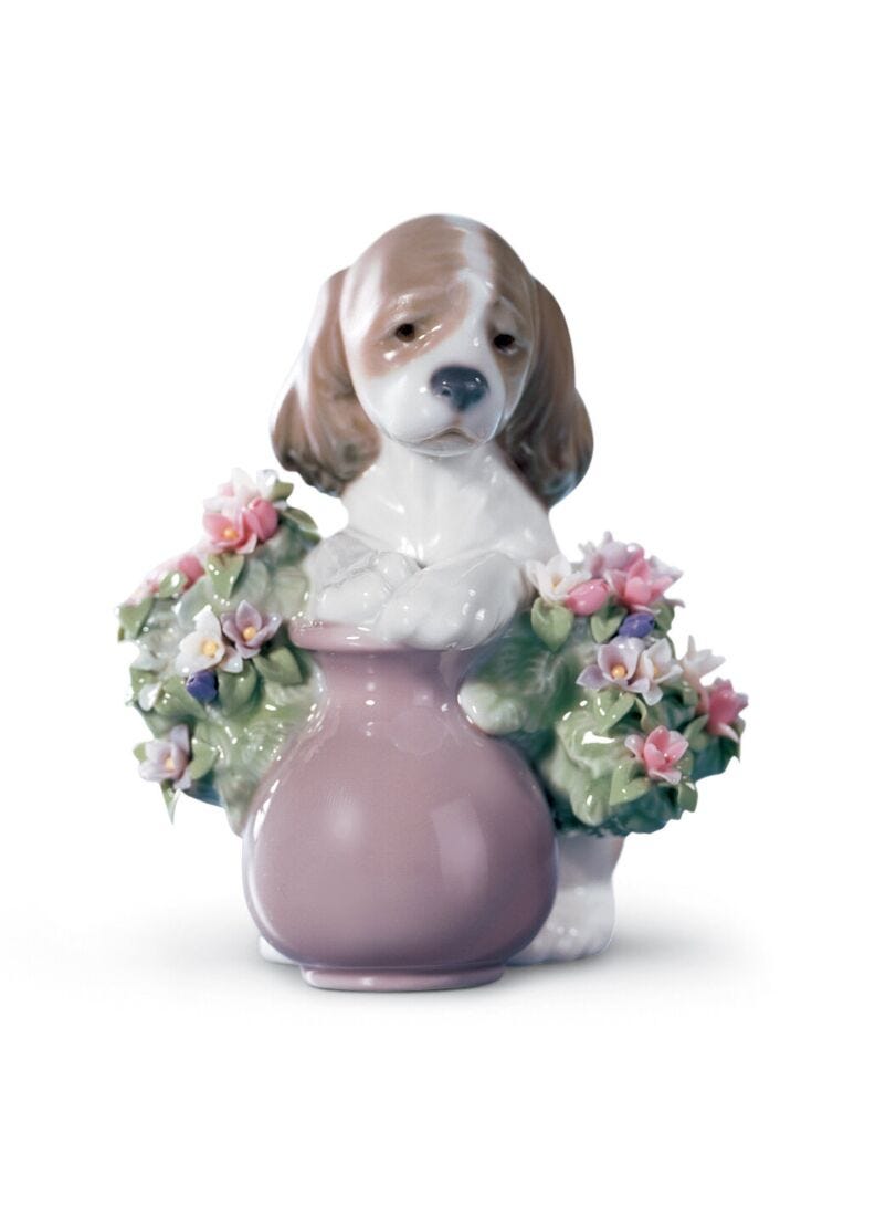 Take Me Home Dog Figurine