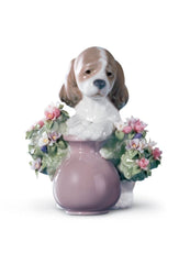 Take Me Home Dog Figurine