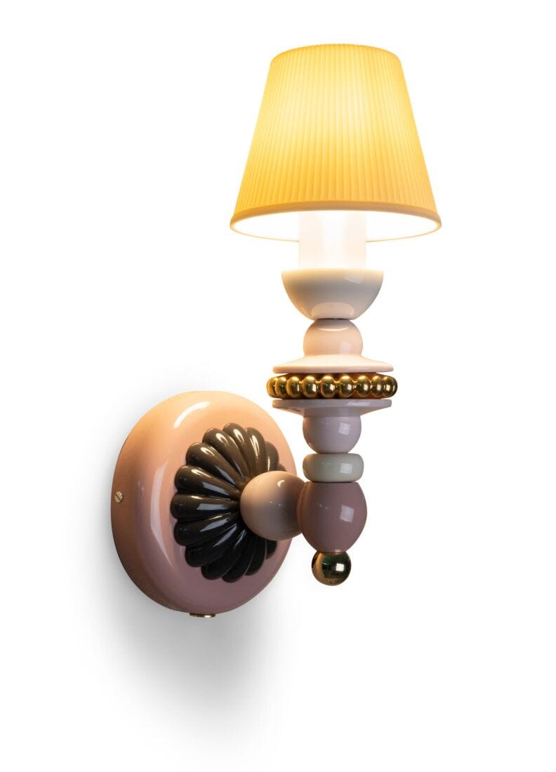 Firefly Wall Sconce, Pink & Gold (US)