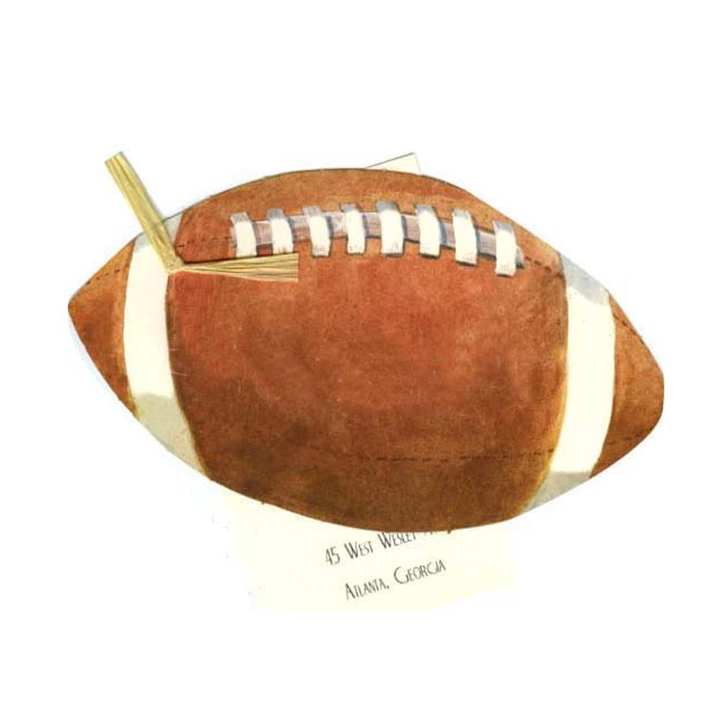 Football With Raffia Tag Invitation Cards (Set Of 60)