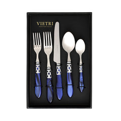 Aladdin Antique Blue Five-piece Place Setting – Set Of 4