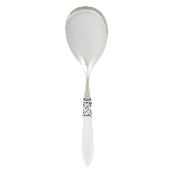 Aladdin Antique Serving Spoon, White