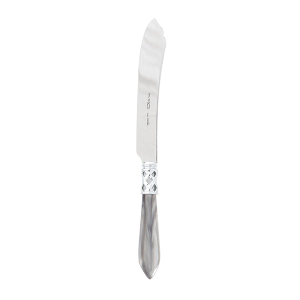 Aladdin Brilliant Cake Knife, Light Gray