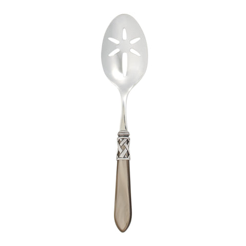 Aladdin Antique Slotted Serving Spoon, Taupe