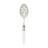 Aladdin Antique Slotted Serving Spoon, White
