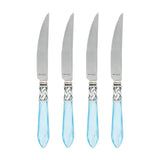 Aladdin Antique Steak Knives - Set Of 4, Light Blue