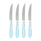 Aladdin Brilliant Steak Knives - Set Of 4, Light Blue