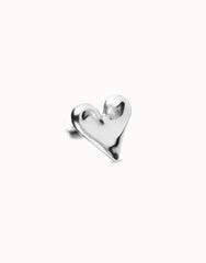 Sterling Silver Plated Heart Shaped Ring