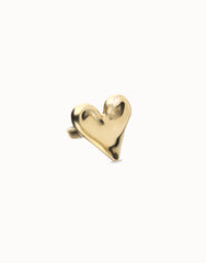 18K Gold Plated Heart Shaped Ring