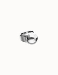 Sterling Silver Alloy Ring With The Shape Of A Ball