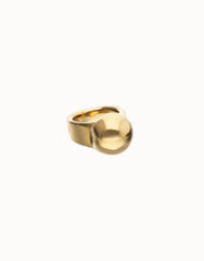 18K Gold Alloy Ring With The Shape Of A Ball
