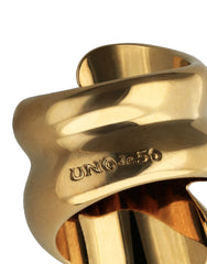 Ring Essentia Rounded Spiral Ring - Gold