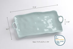 Aqua Large Platter – Shatterproof Melamine