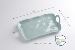 Aqua Small Platter – Shatterproof Melamine
