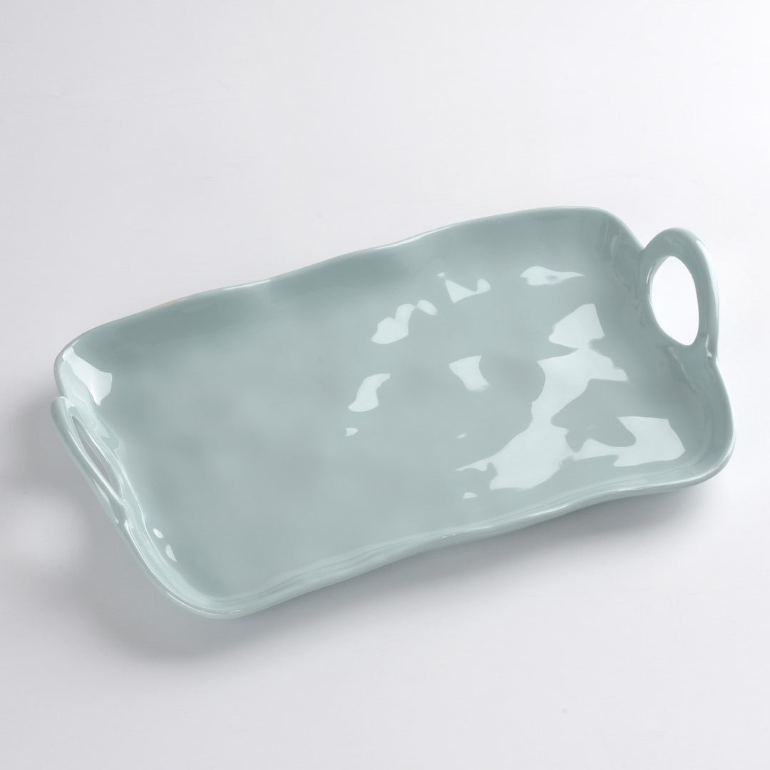 Aqua Small Platter – Shatterproof Melamine