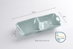 Aqua 2 Section Server – Shatterproof Melamine