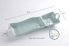 Aqua Chip & Dip – Shatterproof Melamine