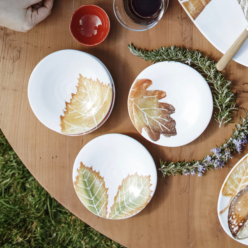 Autunno Assorted Canape Plates - Set Of 4