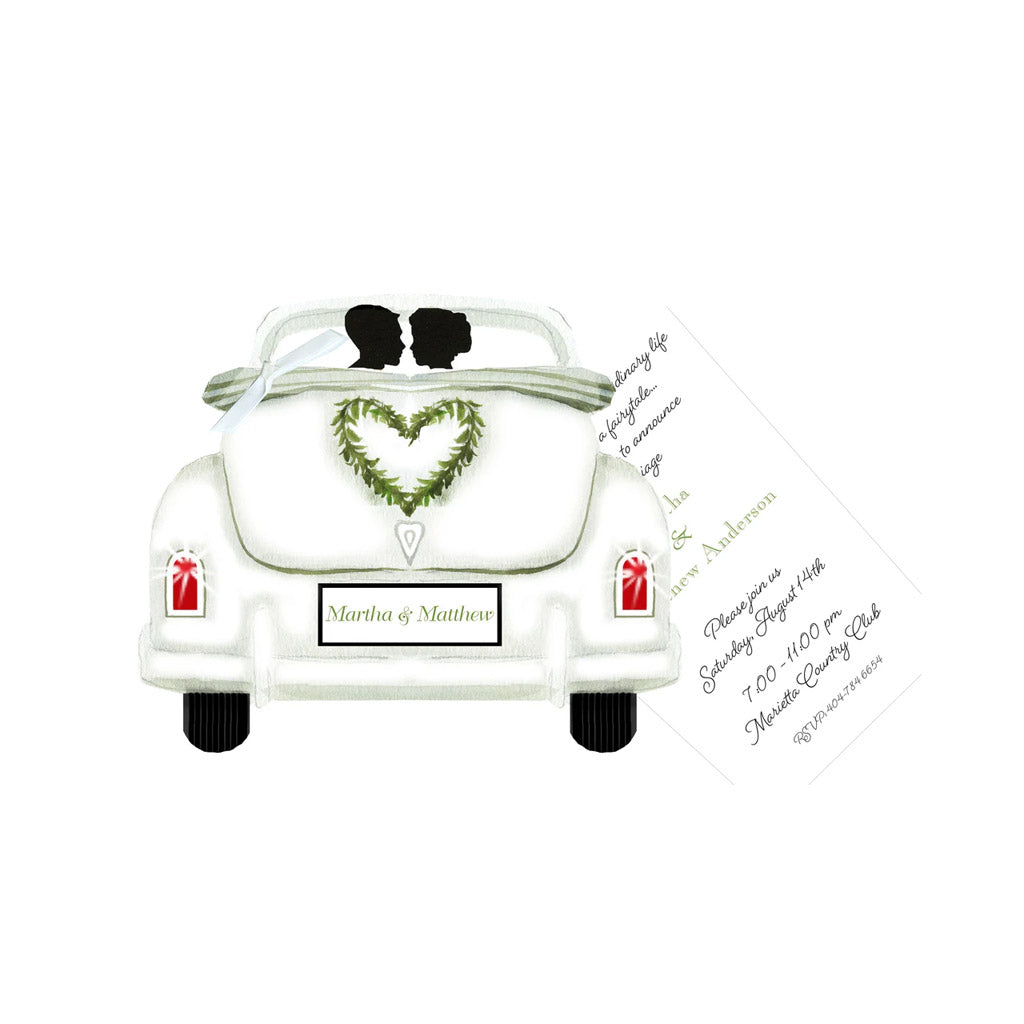 Love is in the Air With Ribbon and Tag Invitation Cards (Set Of 60)