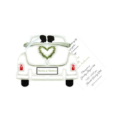 Love is in the Air With Ribbon and Tag Invitation Cards (Set Of 60)