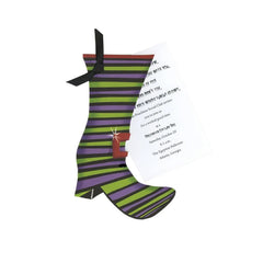 Witch Shoe With Ribbon and Tag Invitation Cards (Set Of 60)