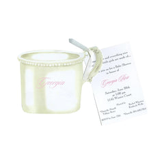 Silver Baby Cup With Ribbon and Tag Invitation Cards (Set Of 60)