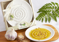 Aglio e Olio Grater & Dipping Plate - Sage Green