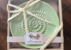Aglio e Olio Grater & Dipping Plate - Sage Green