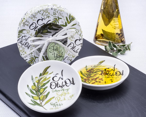 Ev Olive Oil Dipping Dishes Gift (Set Of 2)
