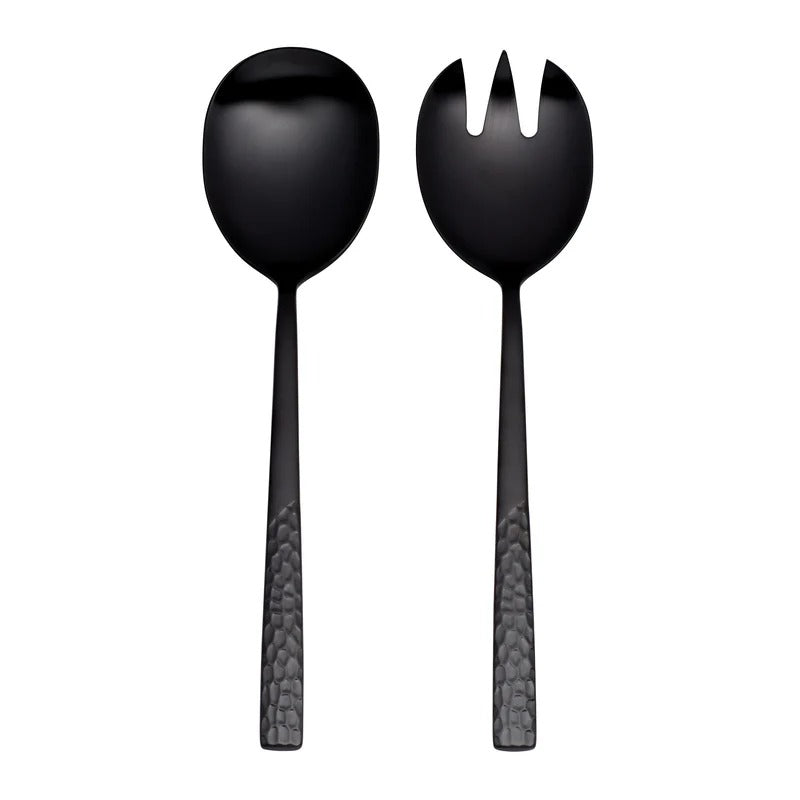 Mezze Midnight 2-Piece Salad Servers