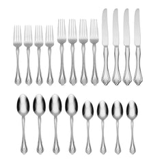 Boutonniere 20-Piece Flatware Set