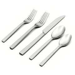 Chefs Table Hammered 45-Piece Flatware Set