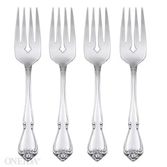 True Rose Everyday Flatware Salad Forks, Set Of 4