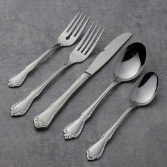 True Rose 20-Piece Everyday Flatware Set, Service For 4