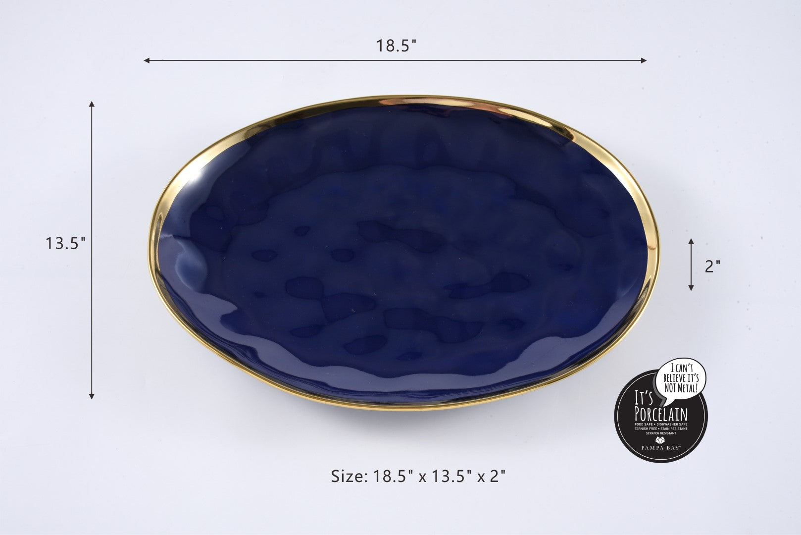 Sunset By The Sea Oversized Serving Platter