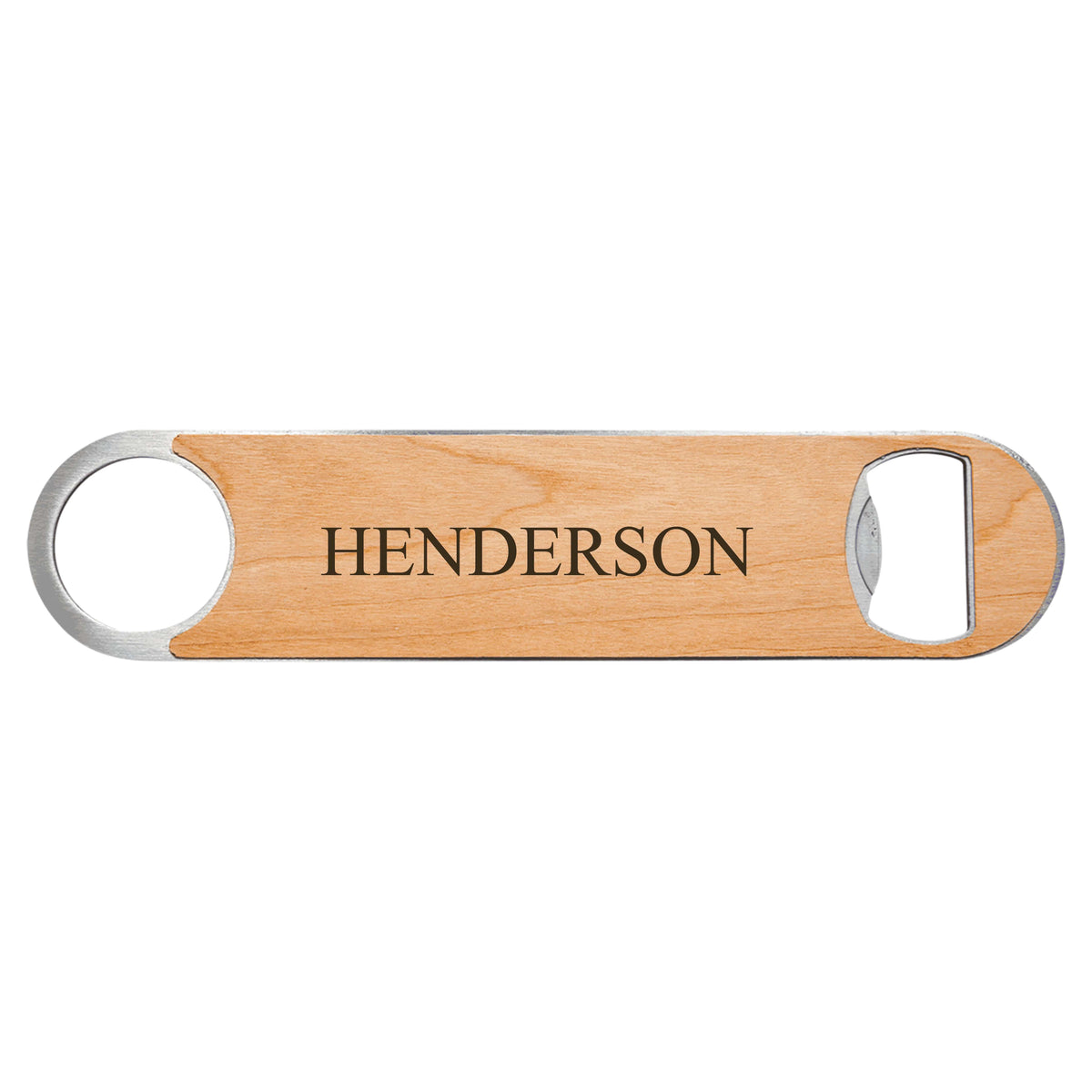 Bottle Opener with Wood Veneer