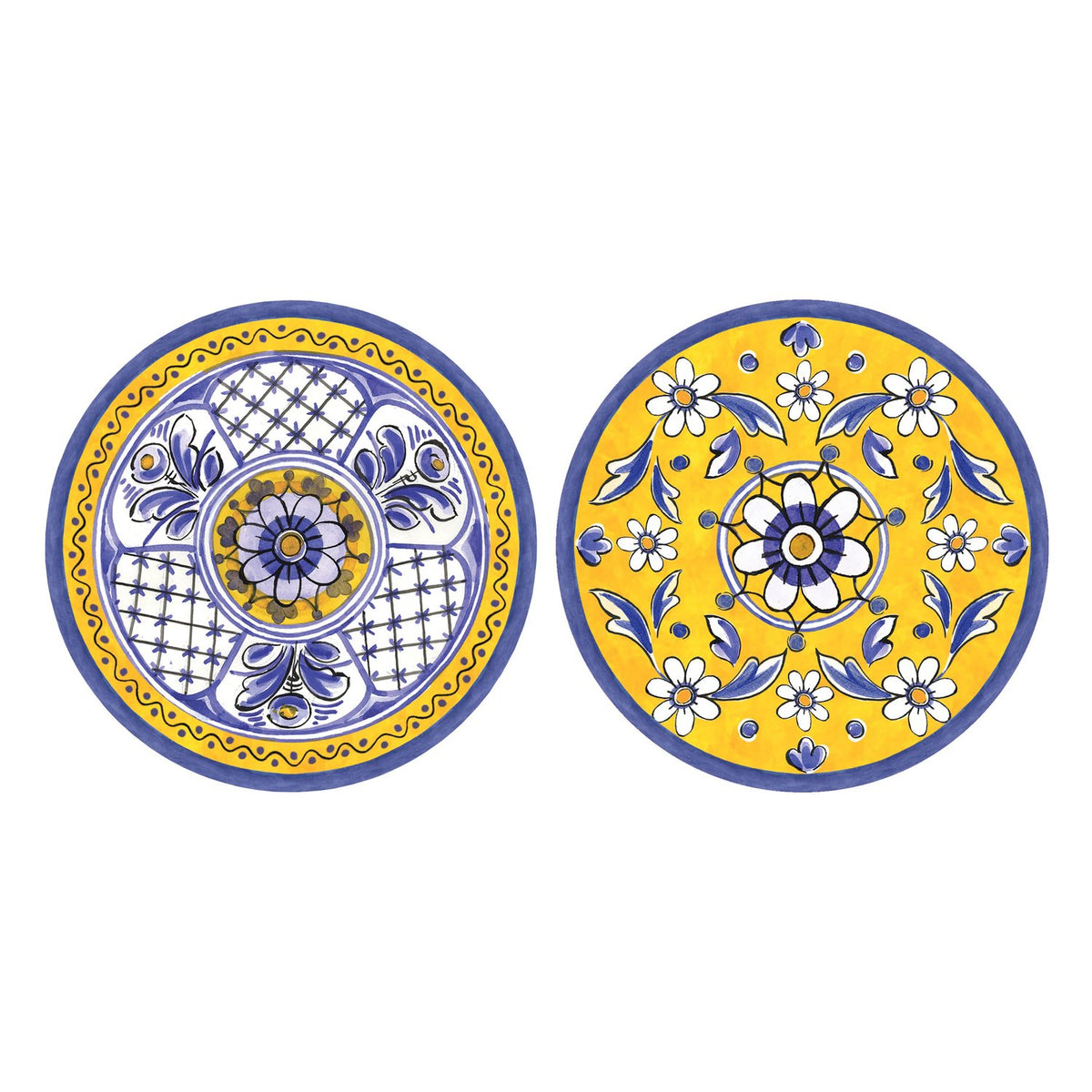 Benidorm Decorative Double-Sided Paper Coasters (Pack of 20)