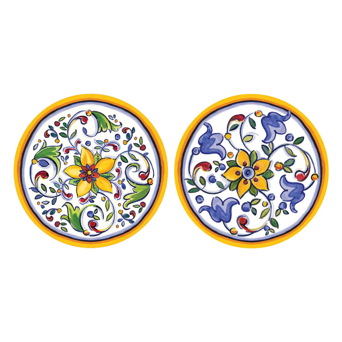 Capri Decorative Double-Sided Paper Coasters (Pack of 20)