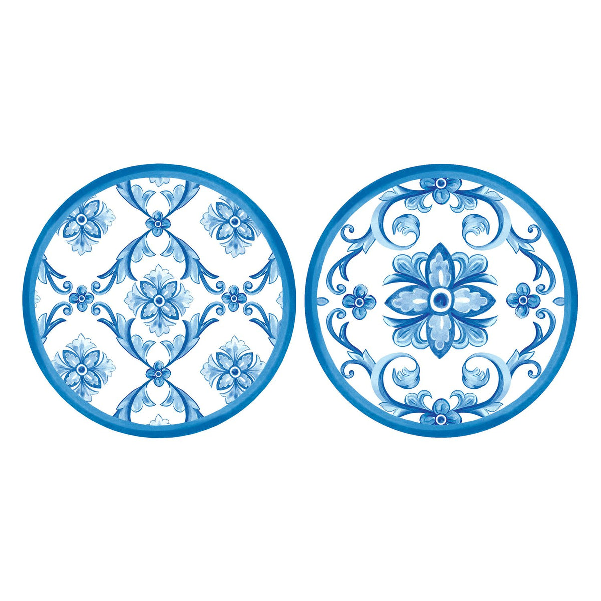 Mallorca Decorative Double-Sided Paper Coasters (Pack of 20)