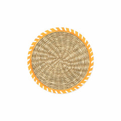 Sicily Orange Decorative Double-Sided Paper Coasters