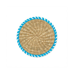 Sicily Teal Decorative Double-Sided Paper Coasters