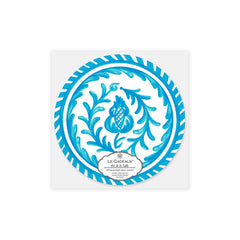 Sicily Teal Decorative Double-Sided Paper Coasters