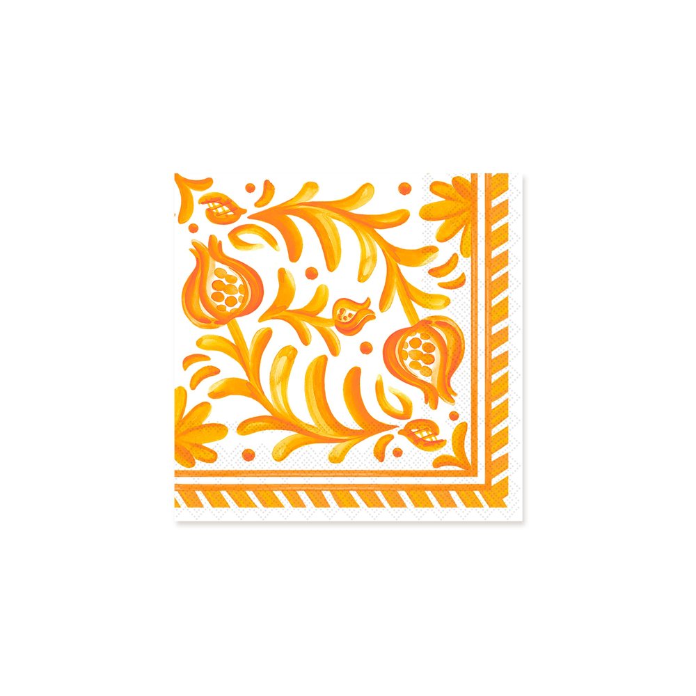 Sicily Orange Cocktail Napkins