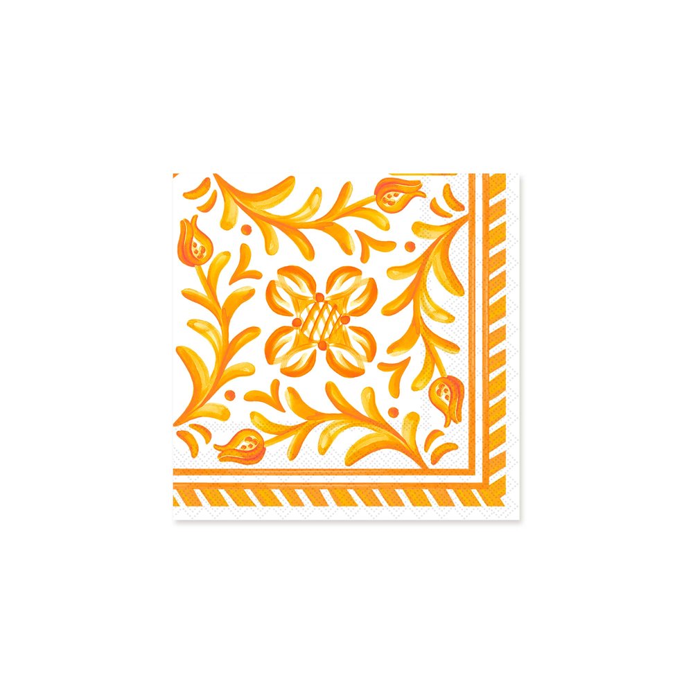 Sicily Orange Cocktail Napkins