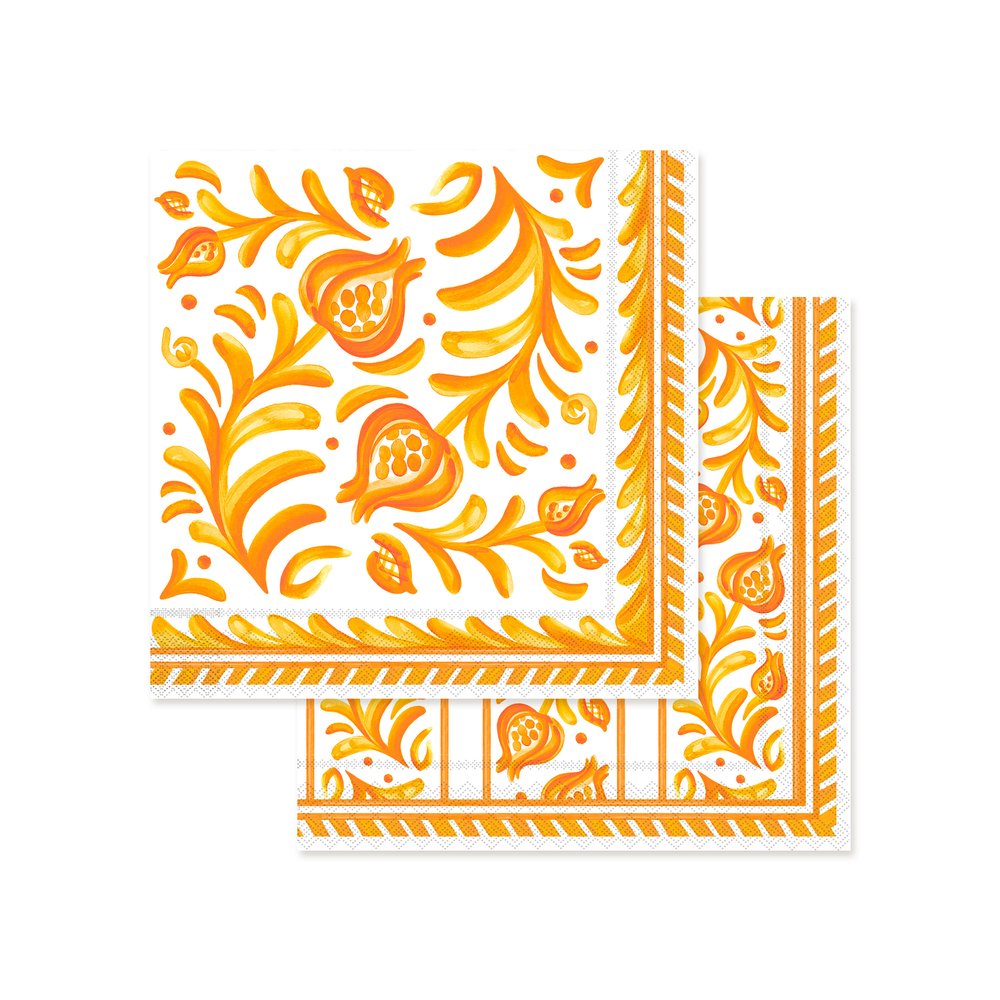 Sicily Orange Dinner Napkins