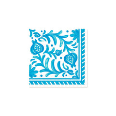Sicily Teal Cocktail Napkins