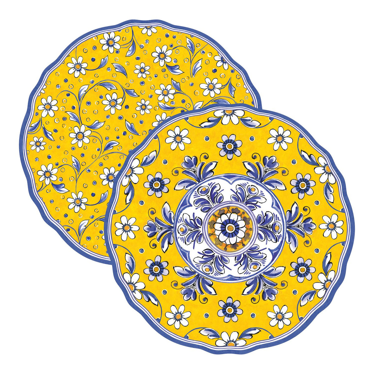 Benidorm Scalloped Charger Placemats 15" (Pack of 20)