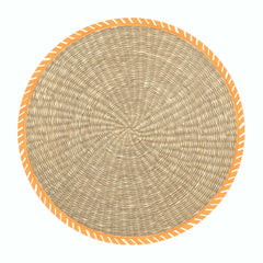 Sicily Orange Charger Placemats