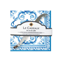 Mallorca Cocktail Napkins (Pack of 20) & Mini Laguiole Cheese Knife Gift Set