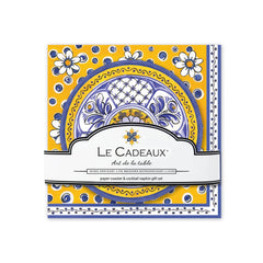 Benidorm Cocktail Napkins & Double-Sided Coasters (Packs of 20) Gift Set